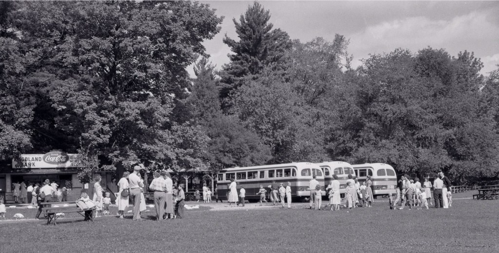 Willowdale Church Baptist picnic, 1957.
Courtesy of Toronto Public Library